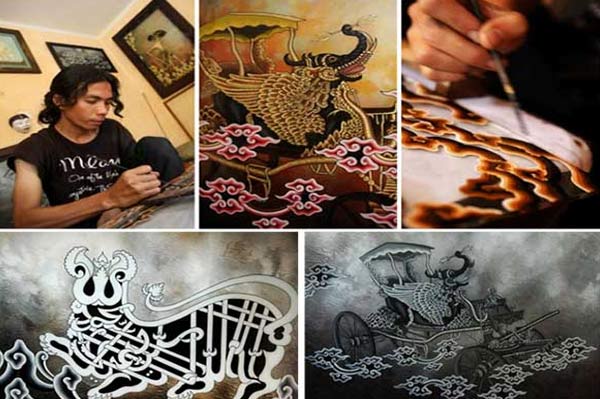 Pesona Lukisan Kaca dari Cirebon