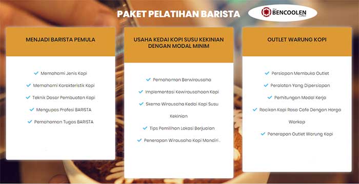 pelatihan barista