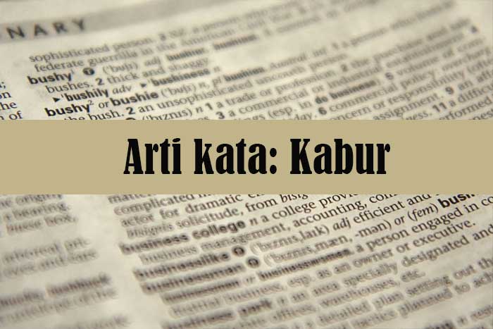 Pengertian Kabur (Arti Kata)