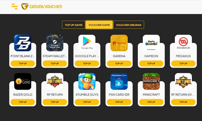 garuda voucher layanan penjualan voucher game online